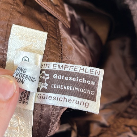 Vintage Escada Leather Pencil Skirt - Picture 7 of 8